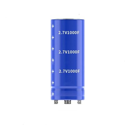 2.7V 1000F Screw Type Super Capacitor Pengisian Cepat Daya Output Tinggi