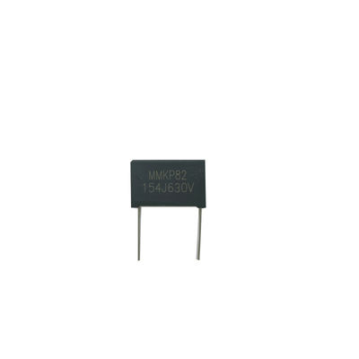 MMKP82 Resonance Plastic Shell Double-Sided Metallized Polypropylene Film Capacitor Dalam High Voltage High Frequency Pulse Circuit 154J630V P15MM