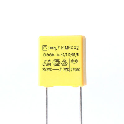 0,012UF MKP X2 Safety Capacitor Self Healing Property Ketahanan Isolasi Tinggi