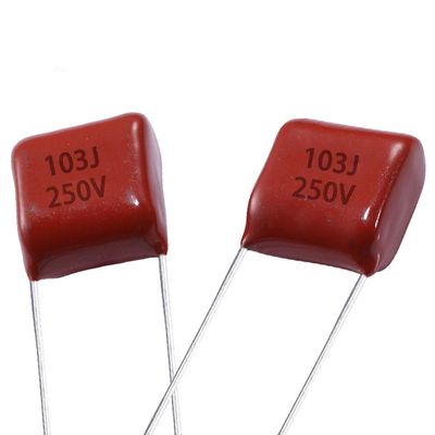 50mm Metallized Polypropylene Film Capacitor Dengan Isolasi 225J100V