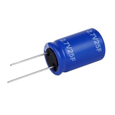 25F 2.7 Volt 500f Capacitor Long Cycle Life Untuk Switching / Power Supply