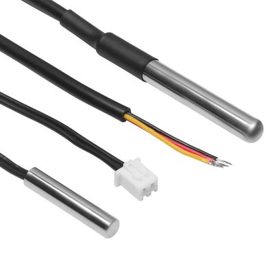 Panjang OEM DS18B20 10K 1% B3950 Penyelidikan Sensor Suhu Digital Tahan Air