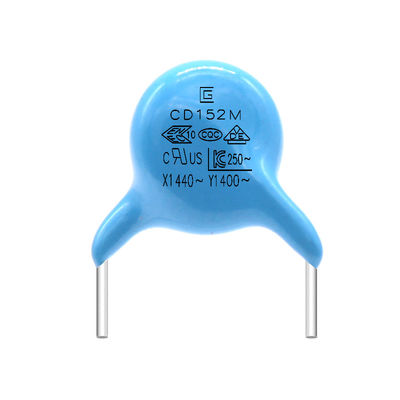 UL Certified Y1 Safety Capacitor 152M/400V Nominal Voltage Cylindrical/Rectangular Shape - VDE/CQC/CE Disetujui