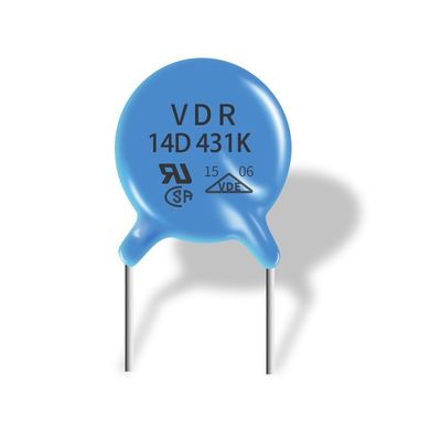 No Polarity ZOV 14D431k Varistor Untuk Produk Elektronik / Kabel Listrik DC
