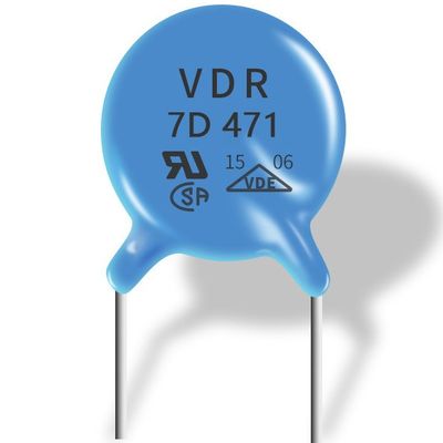 Respon Cepat 07D471k P5MM Metal Oxide Varistor Tidak Ada Polaritas Untuk Kabel Listrik DC