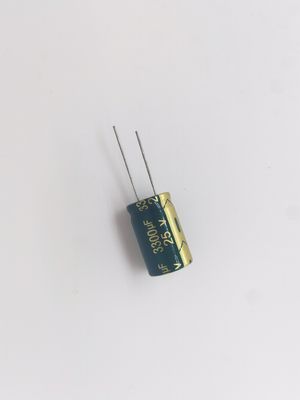 Frekuensi Aluminium Elektrolitik Kondensator 0.1UF ~ 10000UF -40.C Untuk 105.C 3000 Jam Umur