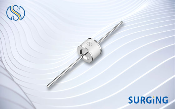 2 Elektrode Gas Discharge S 5 0 - 230X SMDT Tubular Lamp Low Capacitance Axial Protection Untuk Aplikasi Tegangan