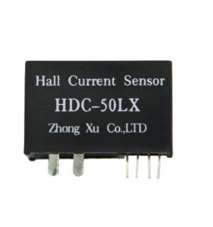 Sensor Arus Efek Hall HDC-50LX Output Untuk Pemasangan PCB Rentang Suhu Luas -40°C hingga 85°C