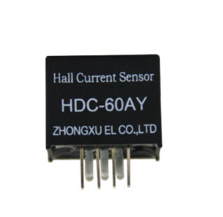 Sensor arus efek Hall HDC-60AY Output Untuk PCB Pemasangan Rentang suhu luas -40°C sampai 85°C