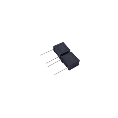Gray Metallized Polypropylene Film Capacitor MMKP82 0.0022uF ~ 10uF Radial Through Hole Mounting