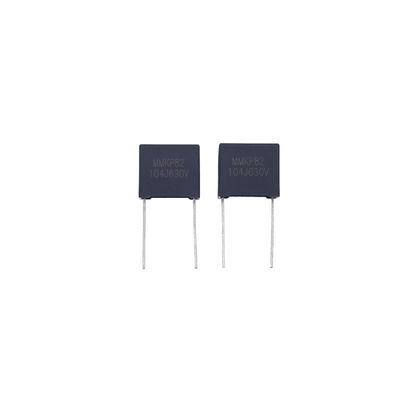 Grey Metallized Polypropylene Film Capacitor 100% Test0.00022uF~3.9uF Melalui Instalasi Lubang
