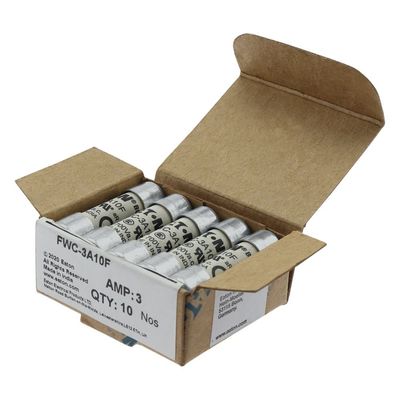Kemampuan Bersepeda dan Kinerja Cramic Fuse Eaton Bussmann 10 X 38 Mm Ferrule Fuse FWC-3A10F