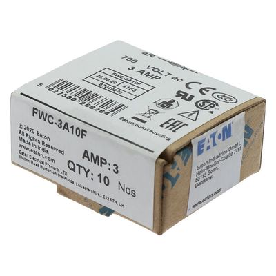 Kemampuan Bersepeda dan Kinerja Cramic Fuse Eaton Bussmann 10 X 38 Mm Ferrule Fuse FWC-3A10F