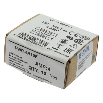 Kemampuan Bersepeda dan Kinerja Cramic Fuse Eaton Bussmann 10 X 38 Mm Ferrule Fuse FWC-4A10F