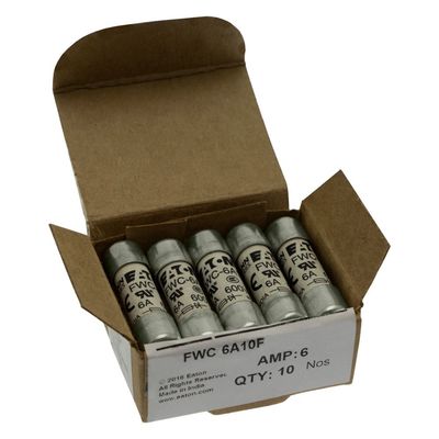 Kemampuan Bersepeda dan Kinerja Cramic Fuse Eaton Bussmann 10 X 38 Mm Ferrule Fuse FWC-6A10F