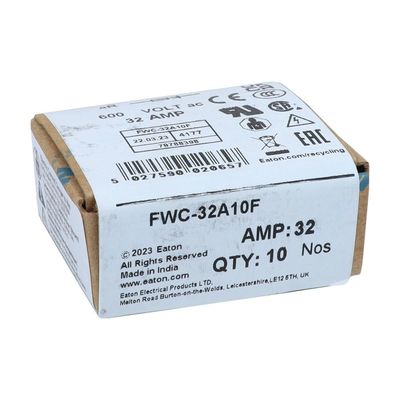 Kemampuan Bersepeda dan Kinerja Cramic Fuse Eaton Bussmann 10 X 38 Mm Ferrule Fuse FWC-32A10F