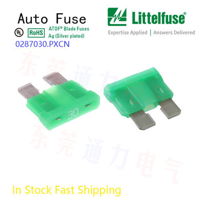 Otomotif Littelfuse 7.5A Auto Blade Fuse Brown 32V Dc Mfr Bagian No 0287007.5.PXCN