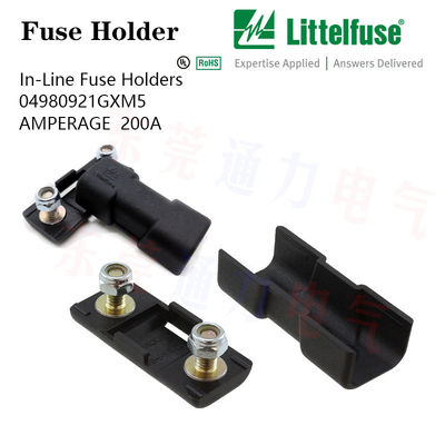 Bolt Down Series Fuse Holder High Current Circuit Protection 02980900S M6 Slots X 15MM Panjang