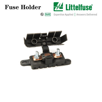 Bolt Down Series Fuse Holder High Current Circuit Protection 02980900S M6 Slots X 15MM Panjang