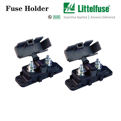 Bolt Down Series Fuse Holder High Current Circuit Protection 02980900S M6 Slots X 15MM Panjang