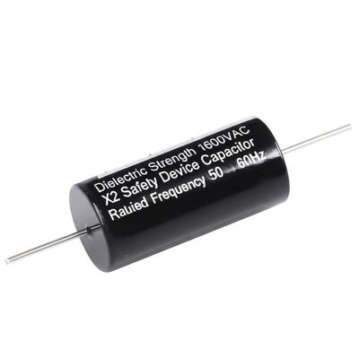 Kekuatan Dielektrik 1600VAC X2 Safety Device Capacitor Frekuensi Terukur 50 60Hz Komponen Listrik untuk Aplikasi Industri